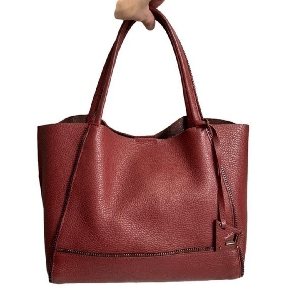 Botkier red leather tote bag